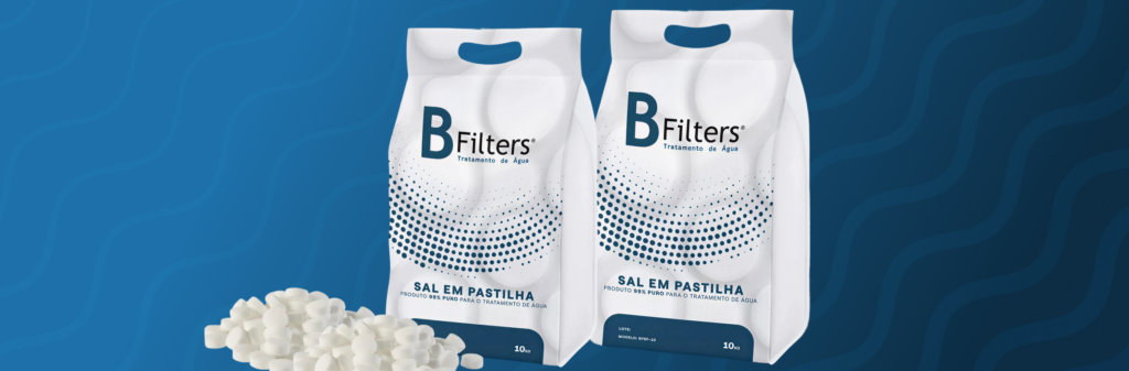 O sal tipo pastilha garante regeneração eficiente das resinas em abrandadores, prolongando a vida útil do sistema e otimizando o tratamento da água.